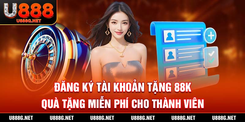 đăng ký tài khoản tặng 88k